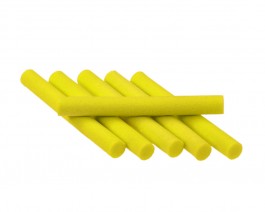 Foam Cylinders, Yellow, 5 mm
